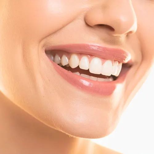 Sonrisa de una mujer.